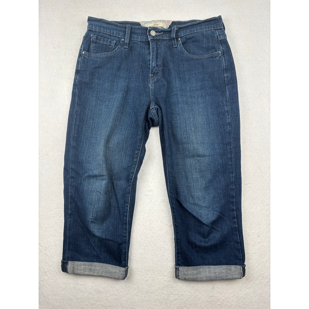 Levis Capri Jeans Womens 6 Mid‎ Rise Straight Cuffed Y2K